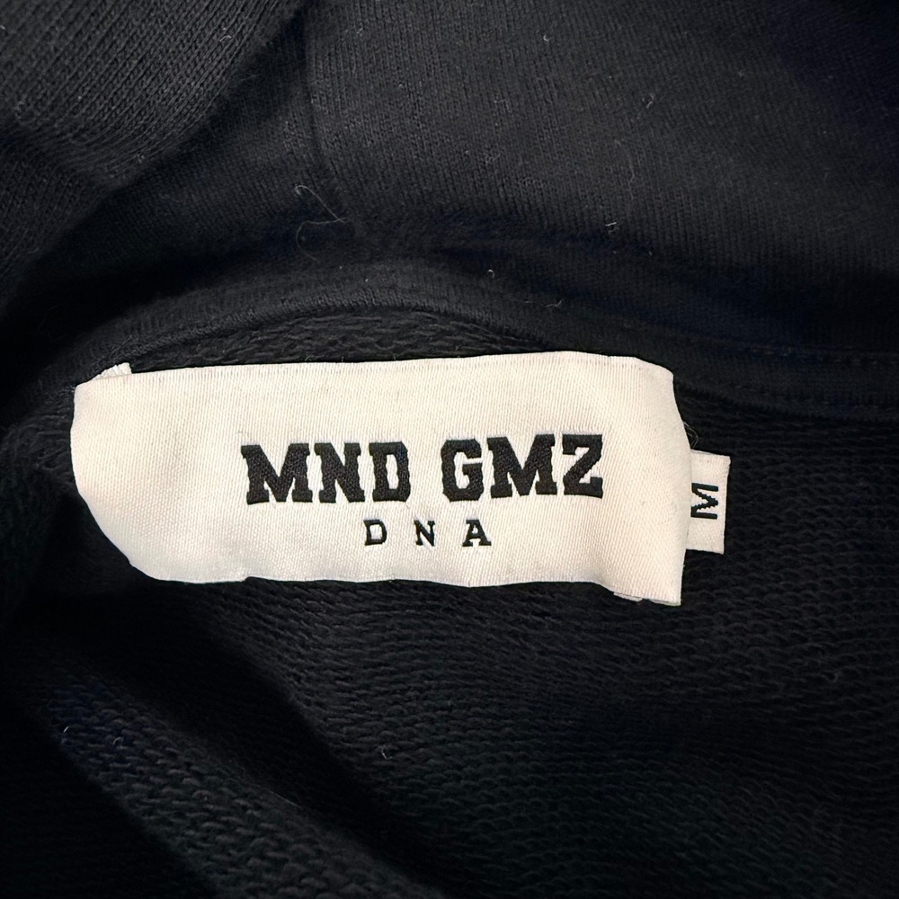 DNA MND GMZ Bart Simpson Graphic Hoodie M Black Cotton Boxy Cropped Streetwear - Picture 9 of 15